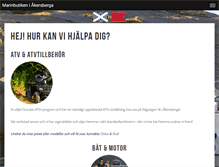 Tablet Screenshot of marinbutiken.com